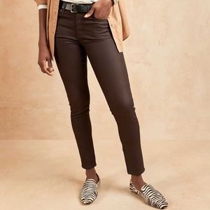 Mocha shimmer skinny Jean